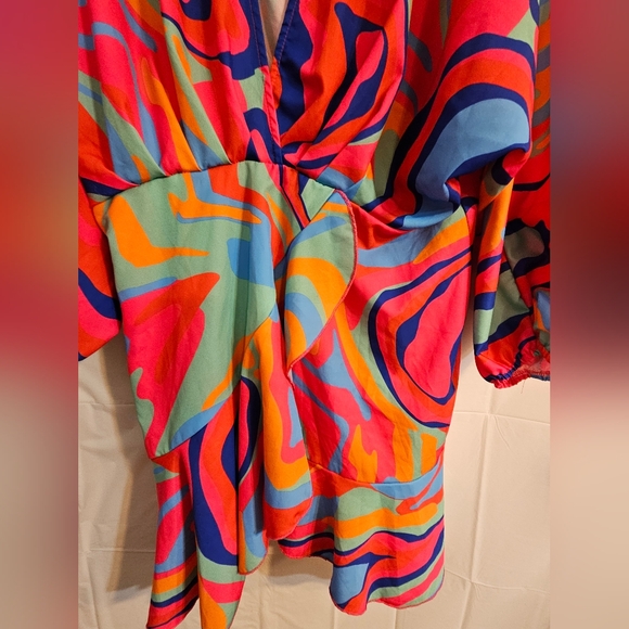 Vibrant Multicolor Dress - Picture 4 of 5